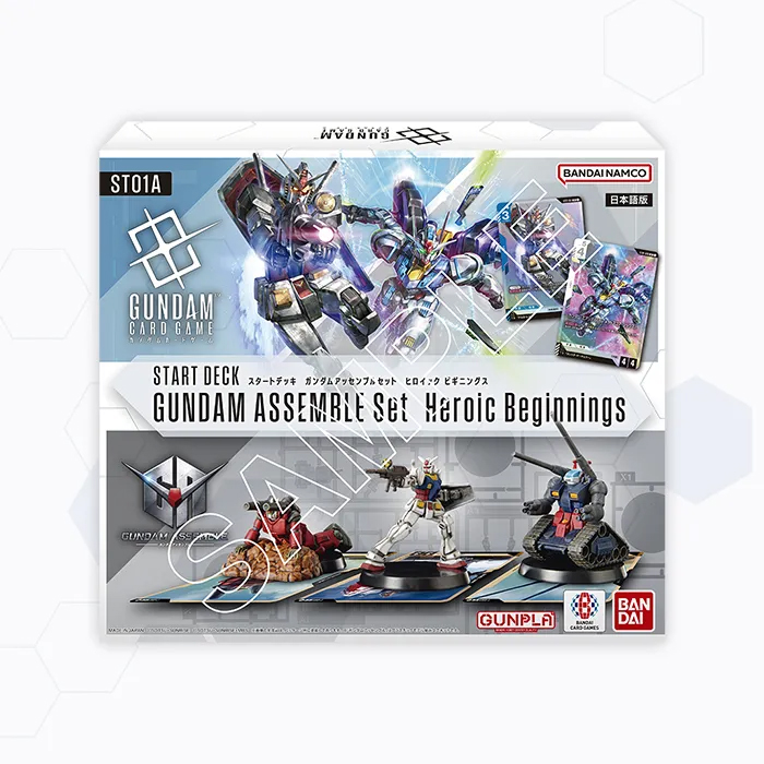 ガンダムカードゲーム」スタートデッキ全4種、本日発売！「ガンダム
