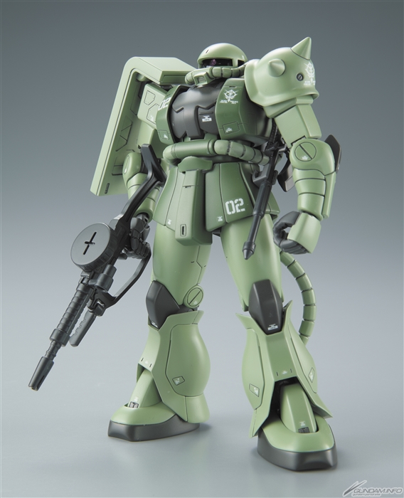 水性ホビーカラーの実力を「HGUC ザクII」で検証！「月刊モデル