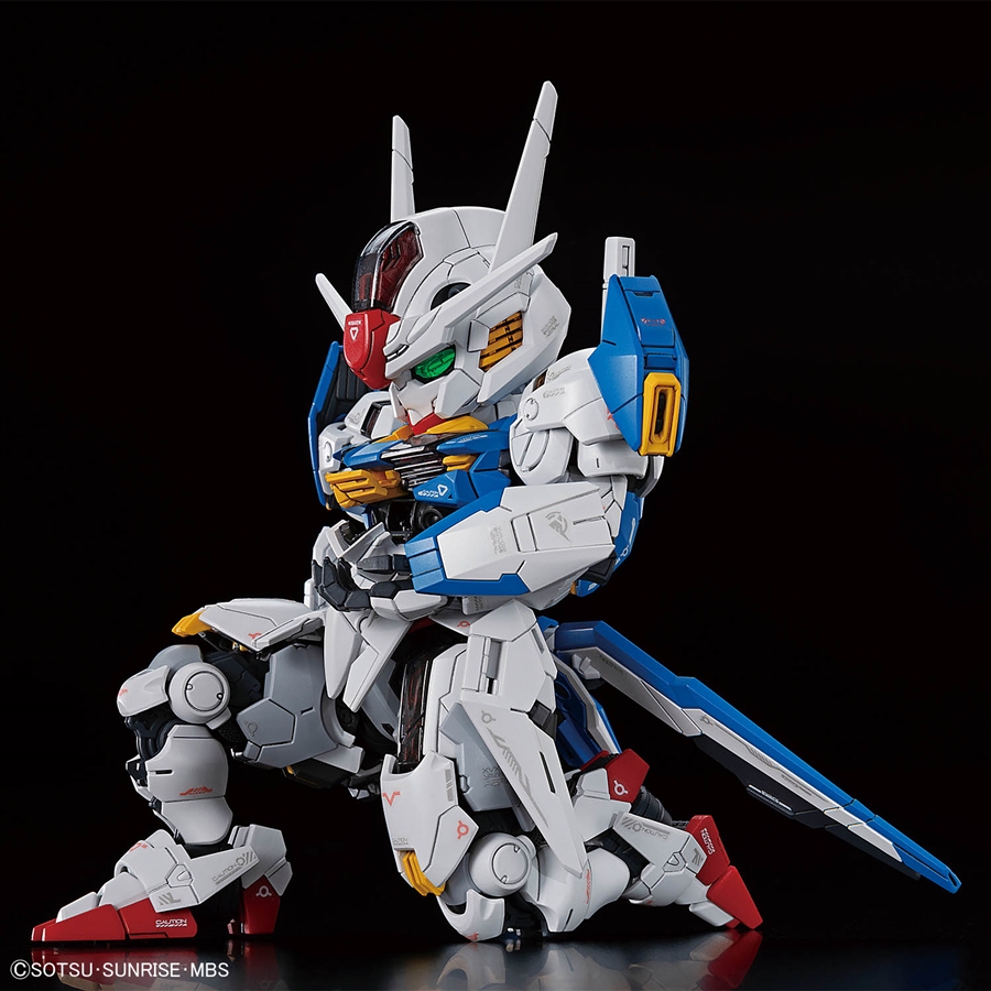 全身のクリアパーツは展開ギミックを搭載！「MGSD ガンダムエアリアル