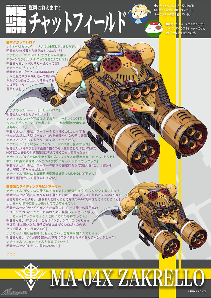 機動戦士ガンダム メカ設定集 モビルスーツ、モビルアーマー設定集