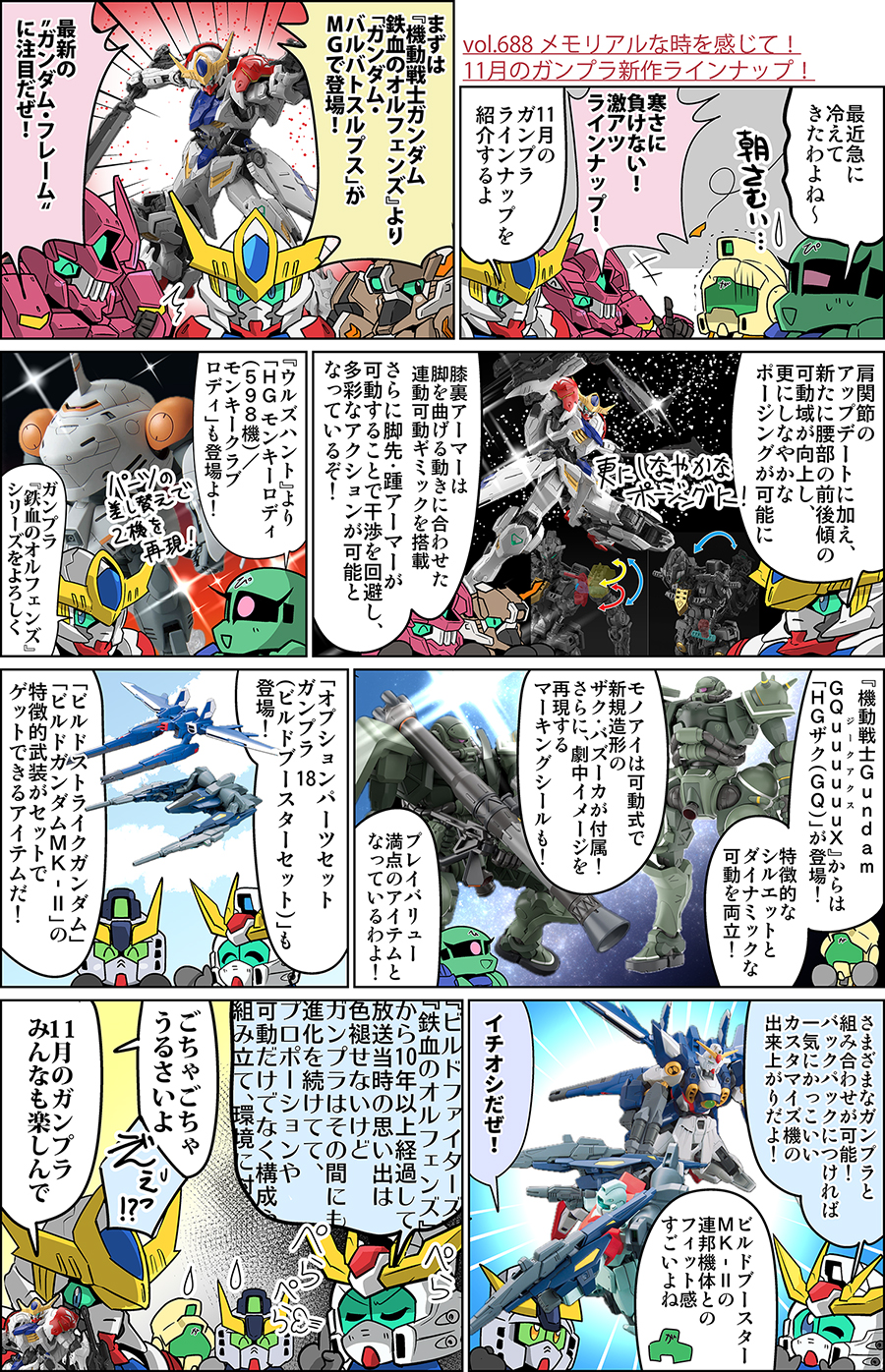 森本がーにゃのSDガンダムいんふぉ vol.688「メモリアルな時を感じて