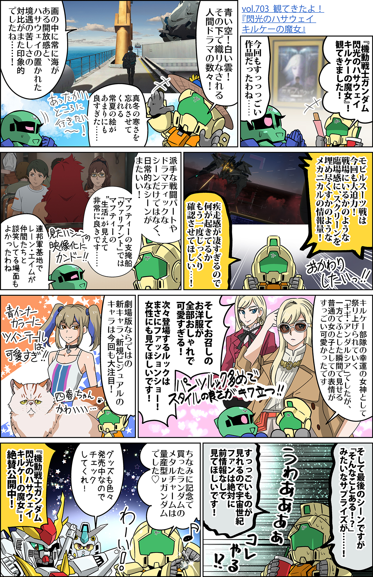 森本がーにゃのSDガンダムいんふぉ vol.703「観てきたよ！『閃光の 