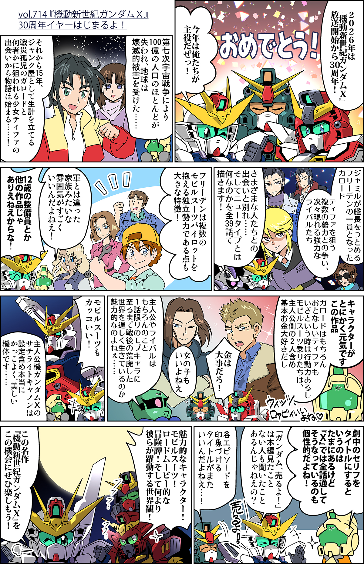 森本がーにゃのSDガンダムいんふぉ vol.714「『機動新世紀ガンダムX