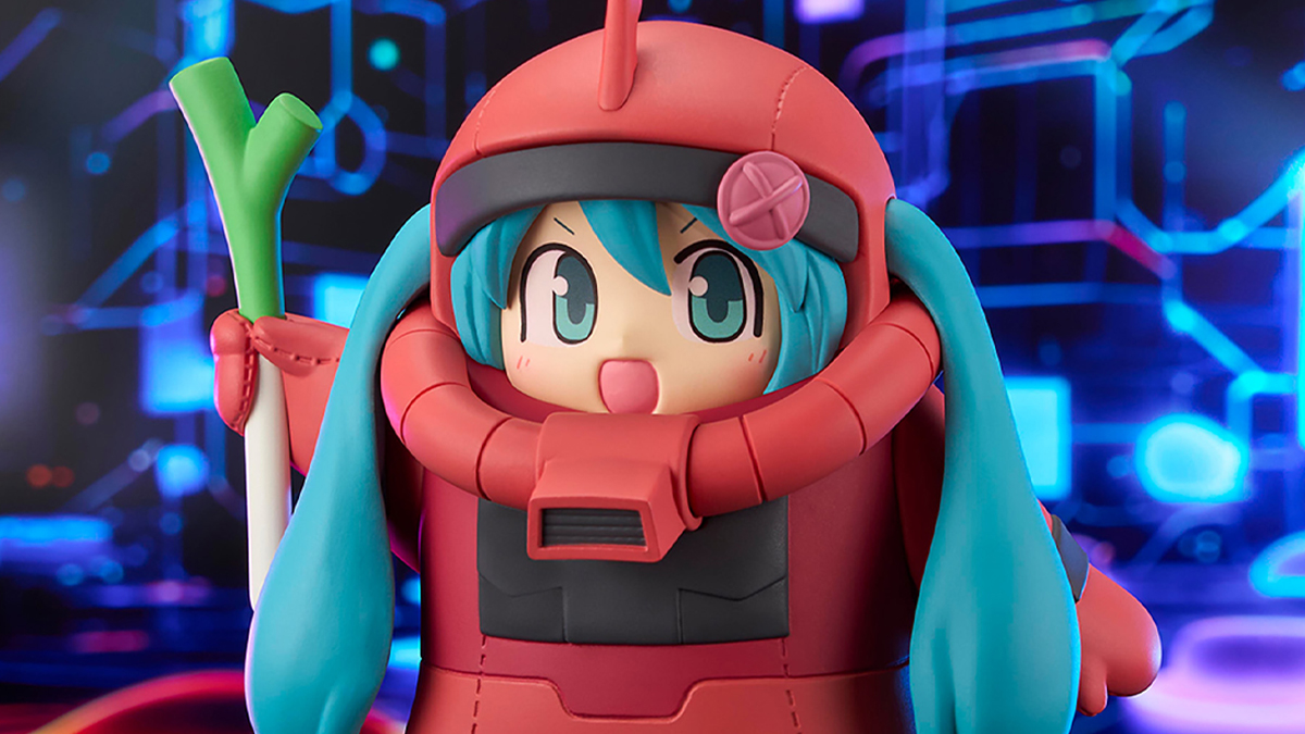 プライズ「ガンダム45周年×初音ミク フィギュア シャアザクぐるみ