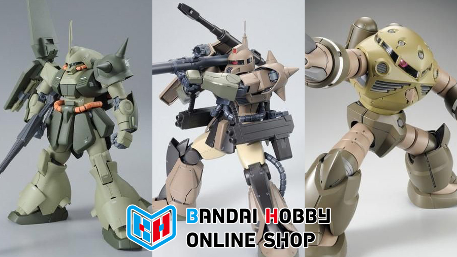 ガンプラ「MG マラサイ」「MG ザク・キャノン」「MG ズゴック