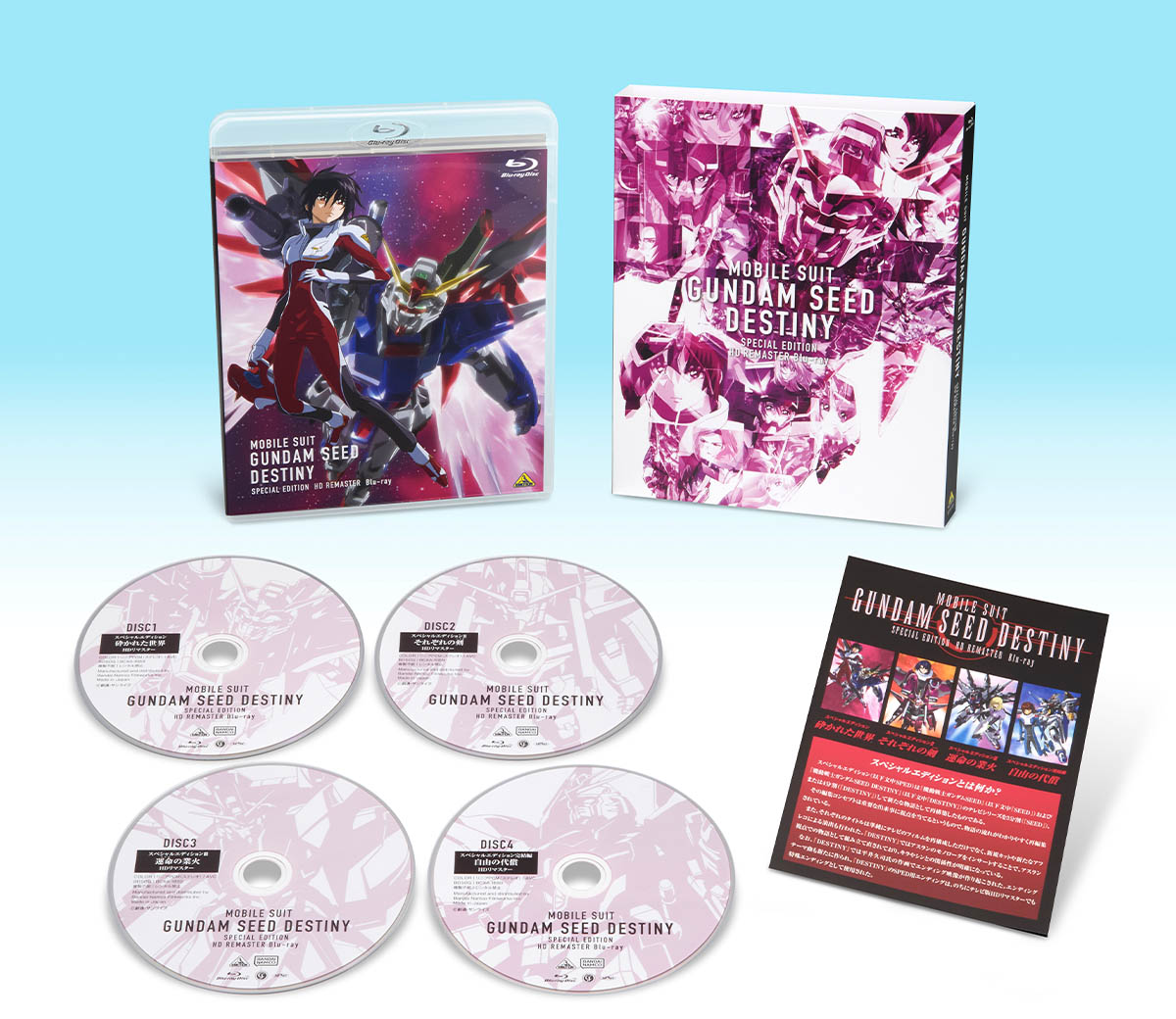 「機動戦士ガンダムSEED DESTINY スペシャルエディション HDリマスター Blu-ray」(劇場先行版)展開図