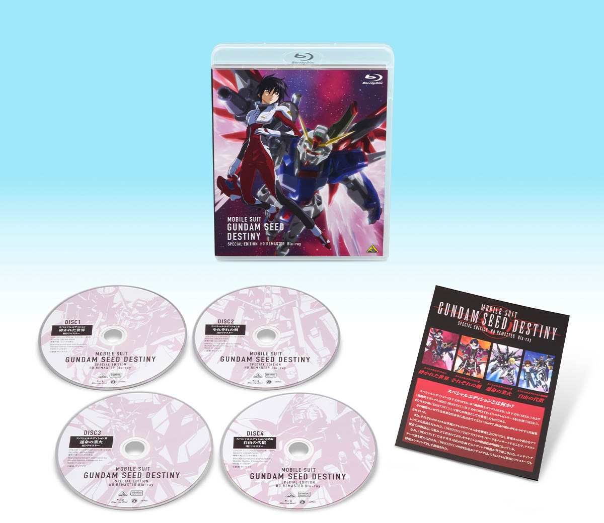 「機動戦士ガンダムSEED DESTINY スペシャルエディション HDリマスター Blu-ray」(特装限定版)展開図
