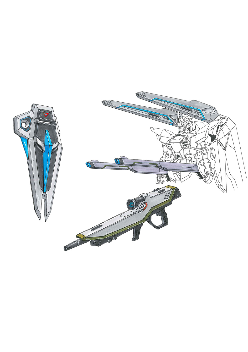 フリーダムガンダム デザイン3