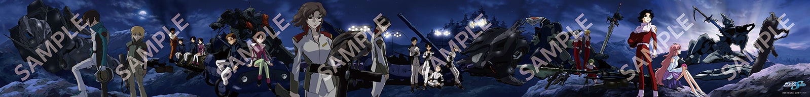 「機動戦士ガンダムSEEDシリーズ」ED横長ミニポスターVer. A