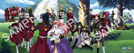 『機動戦士ガンダムSEED DESTINY』EDイラストシートVer.A（縦105mm×横260mm）