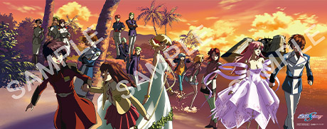 『機動戦士ガンダムSEED DESTINY』EDイラストシートVer.B（縦105mm×横263mm）