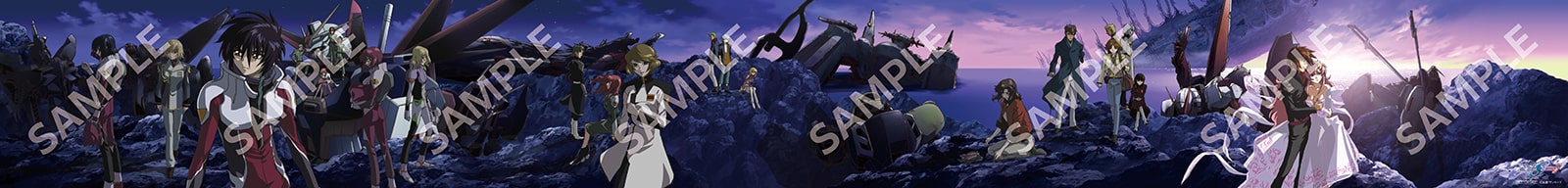 「機動戦士ガンダムSEEDシリーズ」ED横長ミニポスターVer. C